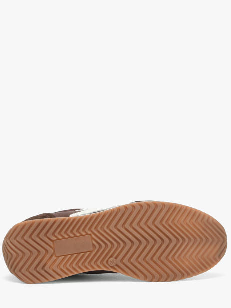 Sneakers Uit Leder Semerdjian Bruin women JUNEE278 ander zicht 4