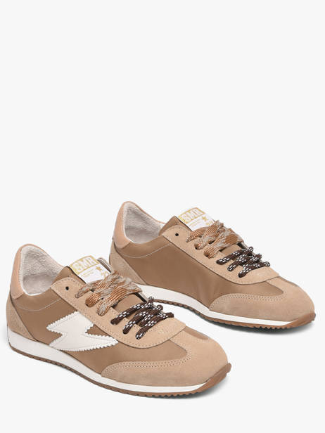 Sneakers Uit Leder Semerdjian Bruin women JUNEE274 ander zicht 1