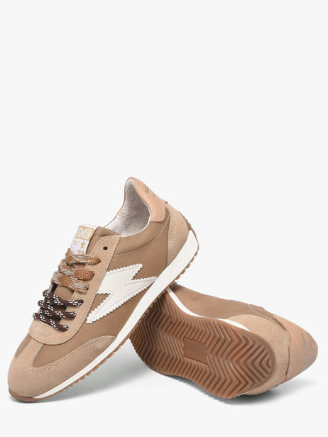 Sneakers Uit Leder Semerdjian Bruin women JUNEE274 ander zicht 2
