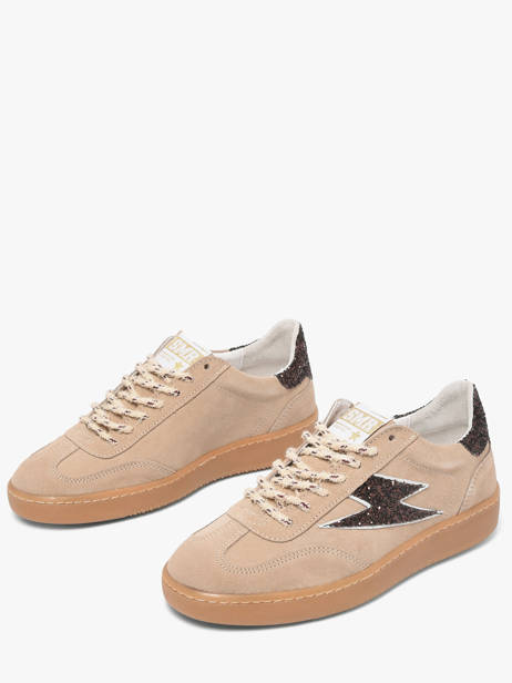 Sneakers Uit Leder Semerdjian Roze women LEEE434 ander zicht 1