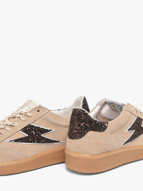Sneakers Uit Leder Semerdjian Roze women LEEE434 ander zicht 2