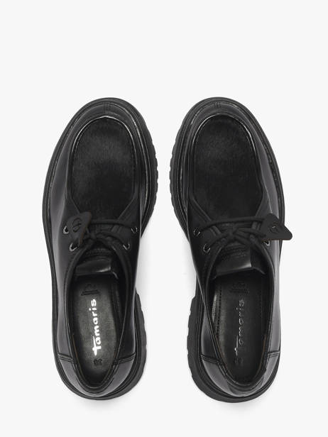Derby Veterschoenen Uit Leder Tamaris Zwart women 47 ander zicht 3