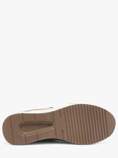 Sneakers Met Platformzool Uit Leder Remonte Beige women 64 ander zicht 4