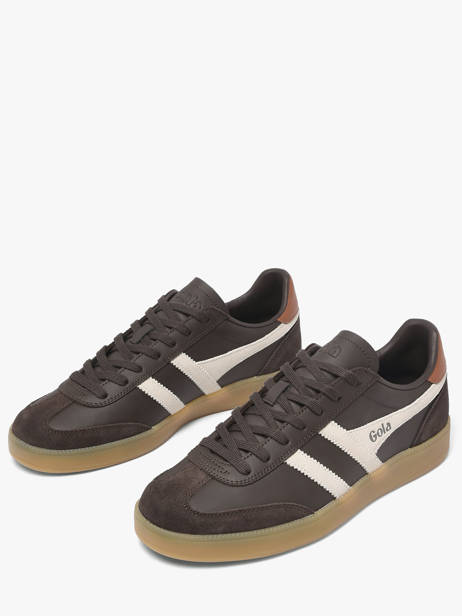 Sneakers En Cuir Gola Marron men CMB744CW vue secondaire 1