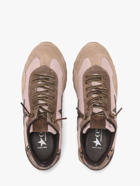 Sneakers Met Platformzool Cetti Roze women SRA ander zicht 4