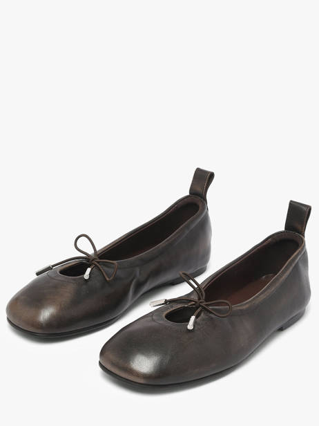 Ballerinas Uit Leder Alohas Bruin women 10131801 ander zicht 1