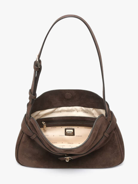 Schoudertas Ella Suède Guess Bruin ella SG975418 ander zicht 2