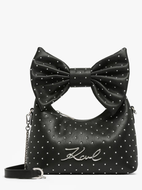 Cross Body Tas K Signature Polyurethaan Karl lagerfeld Zwart k signature B3W30111