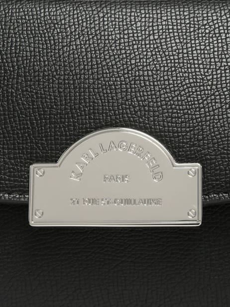 Sac Bandoulière Rsg Cuir Karl lagerfeld Noir rsg B3W30114 vue secondaire 2