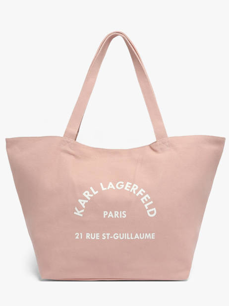 Schoudertas Rsg Katoen Karl lagerfeld Roze rsg A1W50006