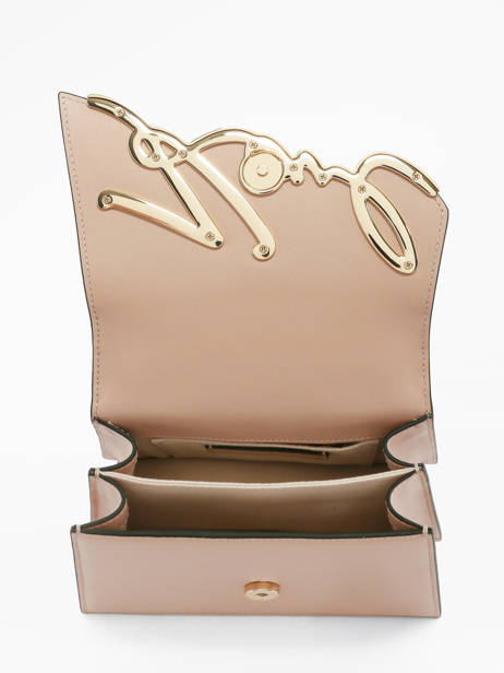 Cross Body Tas K Signature Leder Karl lagerfeld Roze k signature A1W30038 ander zicht 4