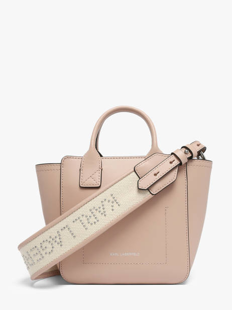 Cross Body Tas K Daily Leder Karl lagerfeld Roze k daily B3W30324 ander zicht 4