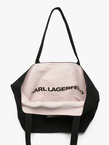 Sac Porté épaule K Ikon Coton Karl lagerfeld Noir k ikon B3W50017 vue secondaire 3