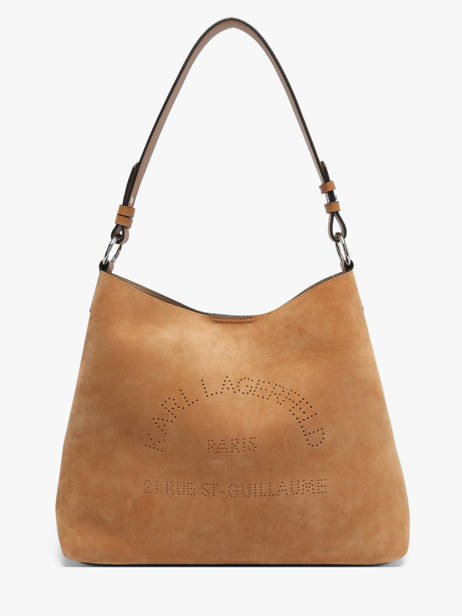 Schoudertassen K Daily Leder Karl lagerfeld Bruin k daily B3W30346