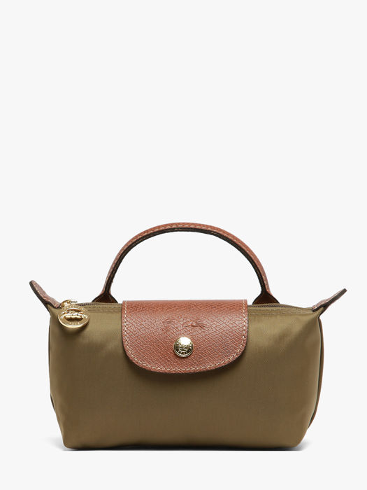 Longchamp Le pliage original Clutch Groen