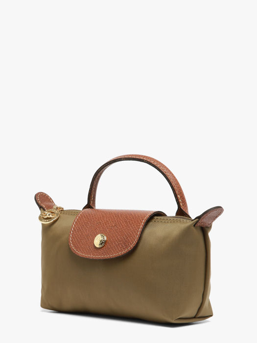 Longchamp Le pliage original Clutch Groen