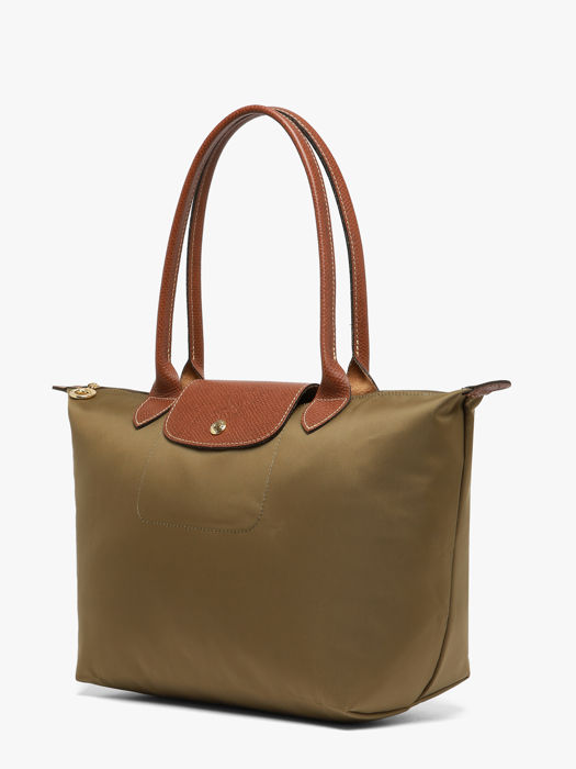 Longchamp Le pliage original Schoudertas Groen