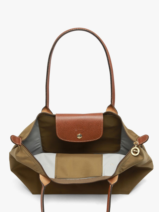Longchamp Le pliage original Schoudertas Groen