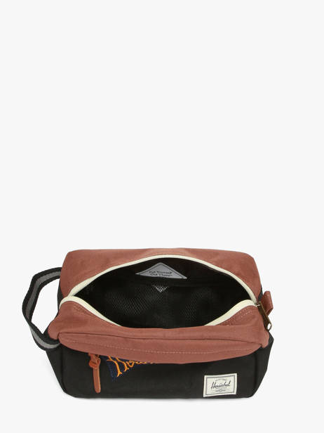 Toiletzak 1 Compartiment Herschel Zwart classics 30064 ander zicht 1