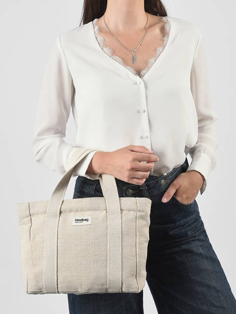 Handtas Jute Hindbag Beige jute JU ander zicht 1