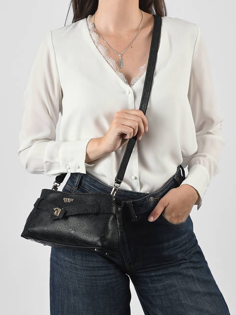 Cross Body Tas Ella Guess Zwart ella PD974673 ander zicht 1