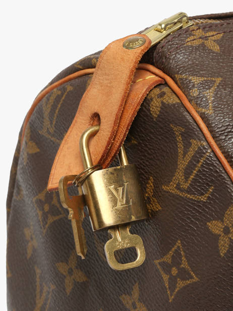 Sac Porté Main Second Life Louis vuitton Marron second life M41522 vue secondaire 4