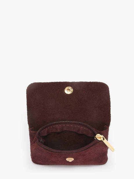 Porte-monnaie Velvet Cuir Milano Violet velvet VE23091O vue secondaire 1