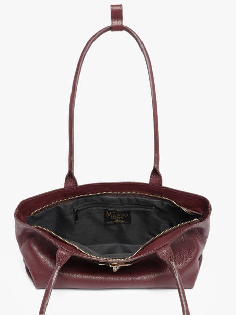 Schoudertas Caviar Milano Rood caviar CA26067 ander zicht 2