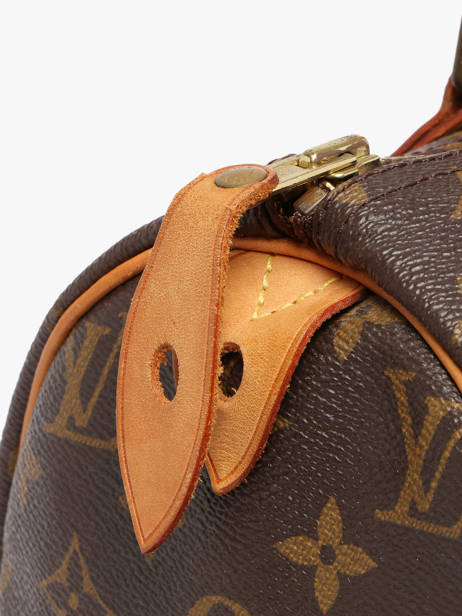 Preloved Louis Vuitton Handtas Speedy 30 Monogram Louis vuitton Bruin second life FKBJ5I0A ander zicht 5