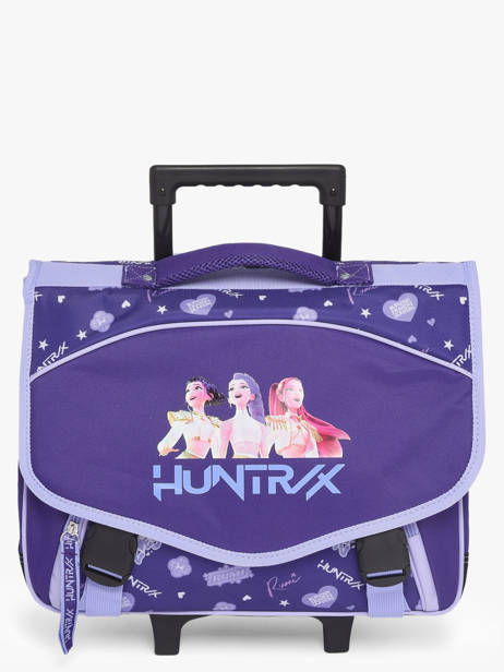 Cartable à Roulettes 2 Compartiments K-pop demon hunters Violet huntrix 26AJ203O