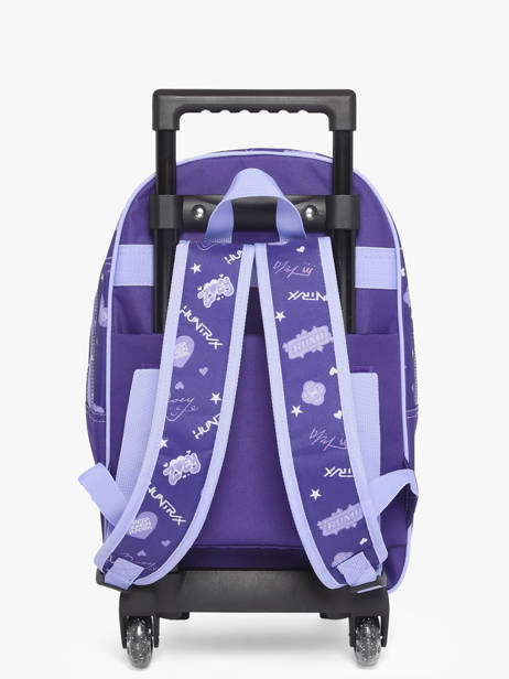Sac A Dos à Roulettes 1 Compartiment K-pop demon hunters Violet huntrix 26AJ204R vue secondaire 4