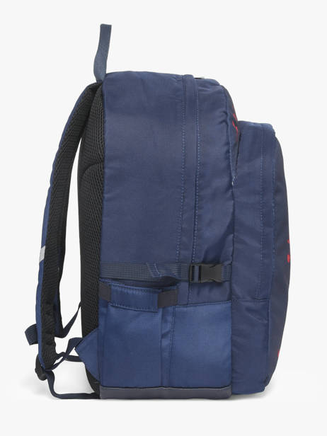 Rugzak 2 Compartimenten Caramel et cie Blauw boheme FI ander zicht 2