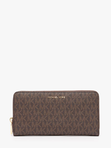 Portefeuille Michael kors Bruin jet set F5GJ6T7B