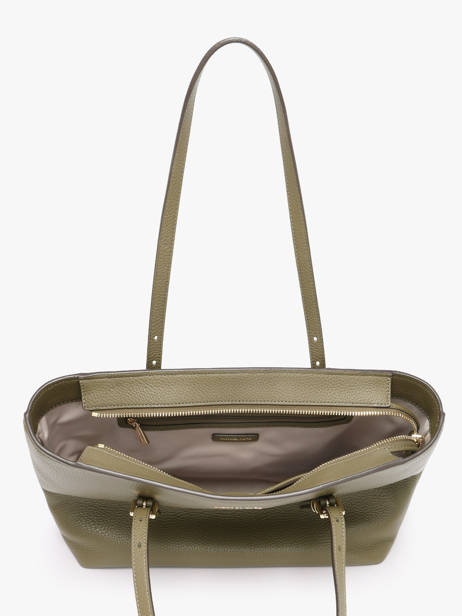 Handtas Quinn Leder Michael kors Groen quinn T5GQNT2L ander zicht 3