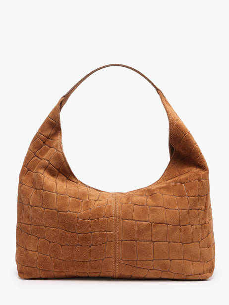 Schoudertas Velvet Croco Milano Bruin velvet croco CV26061