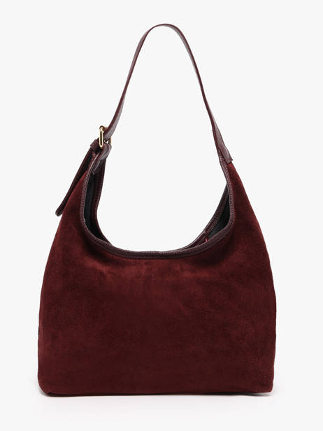 Schoudertassen Velvet Caviar Leder Milano Rood velvet caviar VC26062