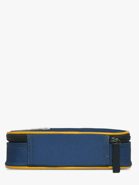 Trousse 2 Compartiments Cameleon Bleu vintage family boulanger PLUM vue secondaire 3