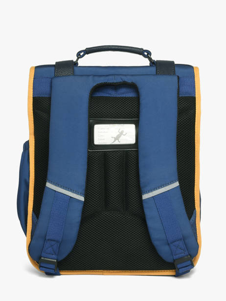 Sac à Dos 2 Compartiments Cameleon Bleu vintage urban PBVBSD39 vue secondaire 4
