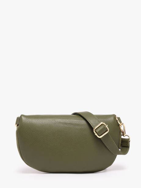 Sac Banane Cuir Milano Vert velvet caviar VC24111 vue secondaire 4