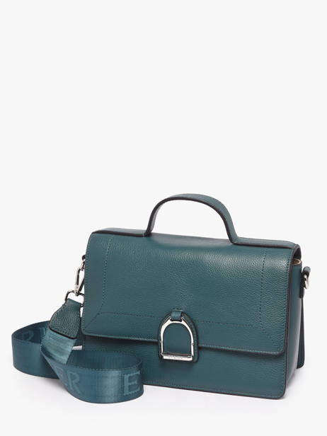 Cross Body Tas M Altesse Leder Etrier Blauw altesse A10109 ander zicht 3