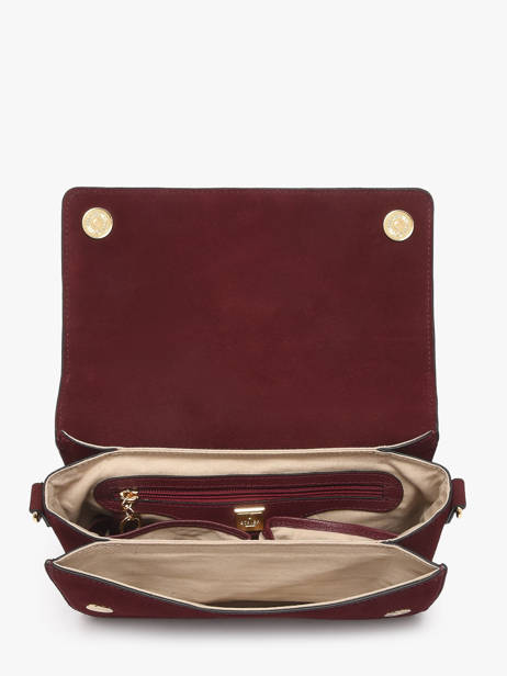 Cross Body Tas M Altesse Suede Etrier Rood altesse suede EASU048M ander zicht 3
