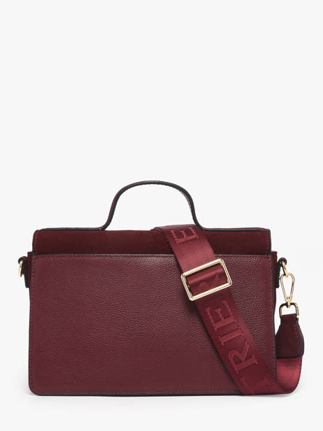 Cross Body Tas M Altesse Suede Etrier Rood altesse suede EASU048M ander zicht 4