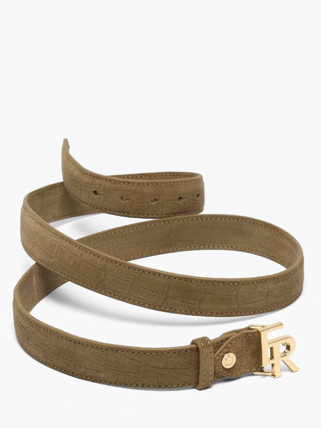 Riem Etrier Bruin equestre croco EEQC414C ander zicht 2