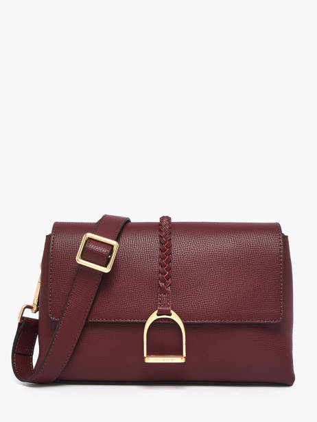 Cross Body Tas M Torsade Leder Etrier Rood torsade ETOS169M