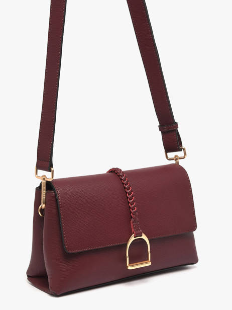 Cross Body Tas M Torsade Leder Etrier Rood torsade ETOS169M ander zicht 2