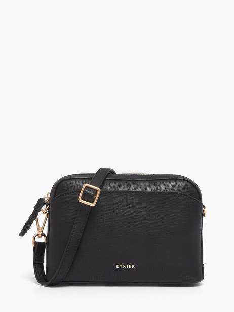 Cross Body Tas Torsade Leder Etrier Zwart torsade ETOS227S