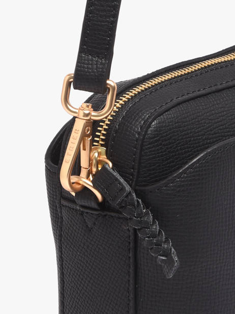 Cross Body Tas Torsade Leder Etrier Zwart torsade ETOS227S ander zicht 2