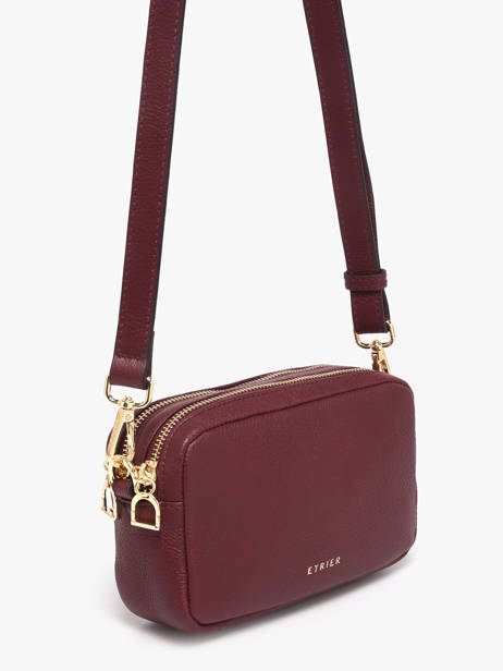 Cross Body Tas Tradition Leder Etrier Rood tradition ETRA141S ander zicht 2