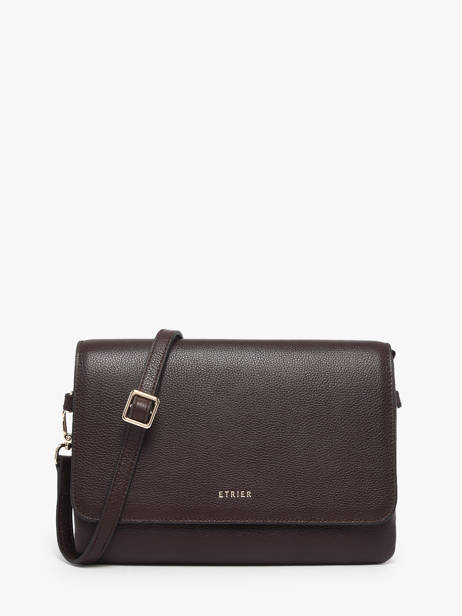 Cross Body Tas M Tradition Leder Etrier Bruin tradition ETRA207M