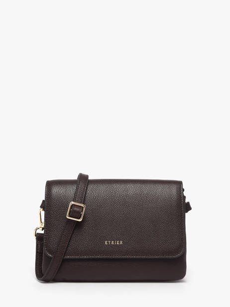 Cross Body Tas S Tradition Leder Etrier Bruin tradition ETRA207S